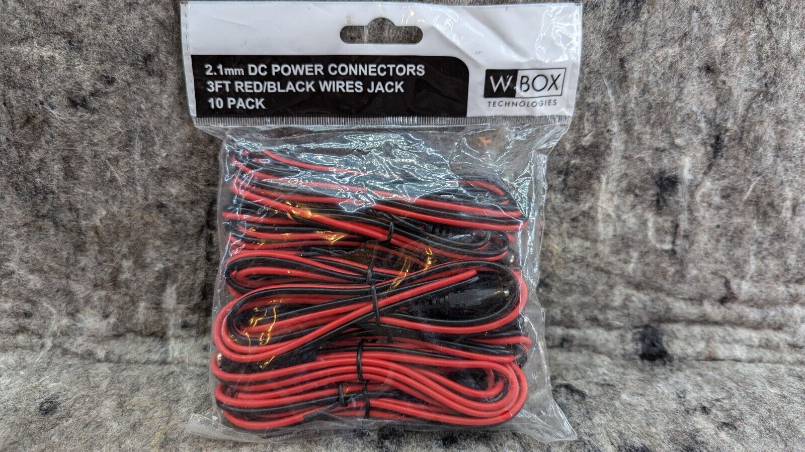 (10 Pack) W Box 2.1 mm DC Power A/V Connectors Jack Female 3 Foot, 0E-DC... - $9.99