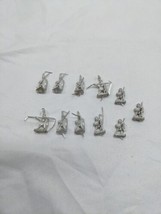 (11) Armored Shield And Pike Infantry Soldier 10mm Metal Miniatures - $10.69