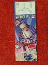 NY Rangers 12/27 1996 Ticket Stub Vs. Anaheim MSG 96-97 Season - £6.30 GBP