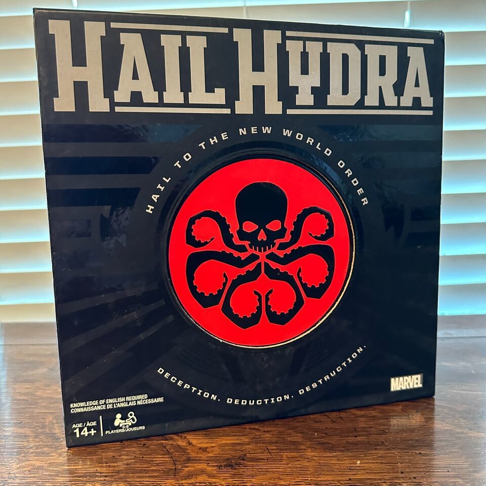 Spin Master Hail Hydra Marvel Hero Board Cards Game Agents of Shield Ded... - $12.60