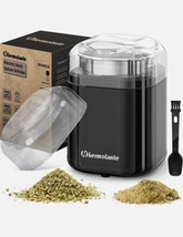 Herb Grinder Spice Grinder, 200 w with Stainless Steel Black  - $19.99
