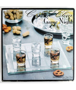 Tic Tac Toe Drinking Crystal Clear Game Night Glass Board Shot Glasses G... - $40.73 CAD