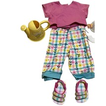 Bitty Baby American GIrl Daisy Theme Colorful Plaid Vintage Full Outfit - $28.80