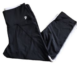 PINK Victoria&#39;s Segreto Activewear Pantaloni Corto Capri Nero Ultimate Legging M - £12.26 GBP