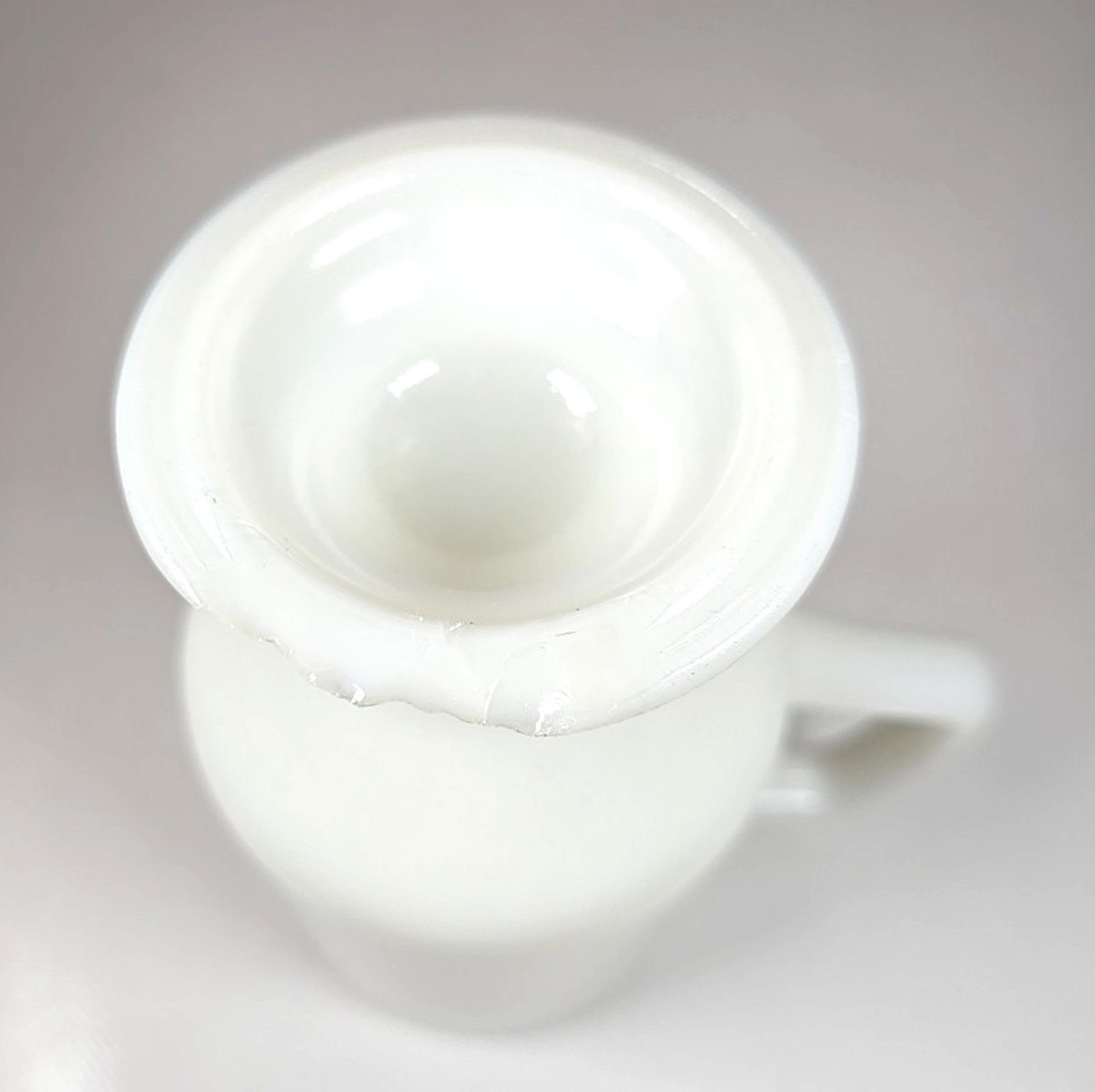 Walt Disney World Mom Milk Glass Pedestal Mug Blue Castle Vintage 5.5x3in USA Item image 8