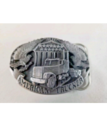 Vintage American Trucker 1998 Pewter Belt Buckle Siskiyou - $24.55 CAD
