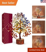9.5-Inch Chakra Tree of Life - Exquisite Bonsai for Home Office Decoration - $40.50