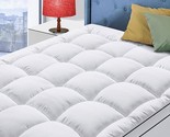 King Size Cooling Extra Thick Mattress Pad Cover With 8–21-Inch Deep Poc... - £73.55 GBP