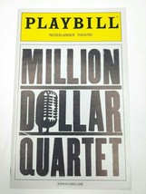 Million Dollar Quartet Nederlander Theatre Broadway Playbill October 2010  - £14.53 GBP