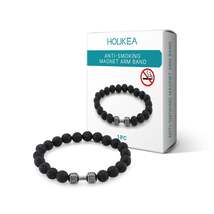 Volcanic Stone Anti-Smoking Magnetic Bracelet Designed With Natural Ingr... - $9.99