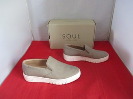 SOUL NATURALIZER Tia Slip-On Sneakers $80 - US Size 8 1/2 W - Mushroom  ... - £30.50 GBP