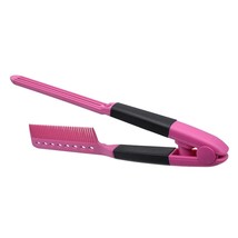 Hair Curler & Hair Straightener Flat Iron Fasion Salon Hair Styling Tools Cu - £27.12 GBP