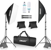 Professional Camera Light Kit For Studio Video Recording, Filming, And - $77.95