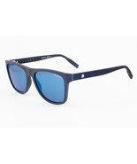 MontBlanc 62S 002 Black / Blue Mirrored Sunglasses MB62S 002 56mm - $189.05