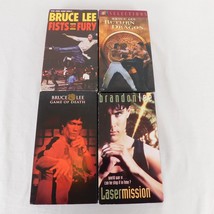 Lot of 4 Bruce Lee Brandon VHS Return Dragon Chuck Norris Fists Fury Game Death - £15.41 GBP