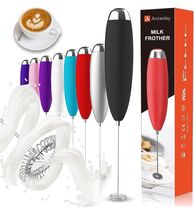 Electric Milk Frother Handheld, Battery Foam Maker for Coffee, Matcha, L... - $6.81