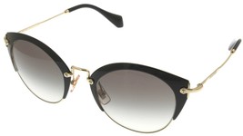 Miu Miu Sunglasses Women Black Cat Eye MU 53RS 1AB0A7 - £171.15 GBP