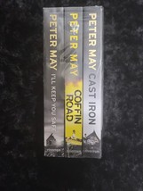 Peter May Enzo Files Set Lot of 3 Books Cast Iron Coffin Road Keep Safe NEW - $19.75