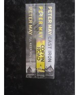 Peter May Enzo Files Set Lot of 3 Books Cast Iron Coffin Road Keep Safe NEW - $19.75