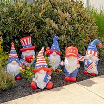 Zaer Ltd. American Patriot Garden Gnomes The Americanos (Set of 6 (1 of ... - $109.95+