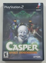 Casper Spirit Dimensions PS2 Game 2001 TDK Mediactive Playstation 2 NO MANUAL  - £7.56 GBP