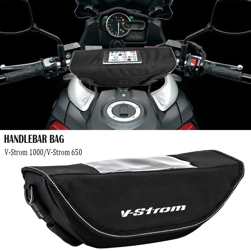 Handlebar Waterproof Bag Travel Bag storage bag For Suzuki V-Strom 1000 V-Strom - £20.25 GBP