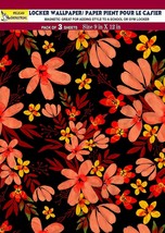 Magnetic School Locker Wallpaper (Full Sheet Magnetic) - Flowers - vr23 - $24.70