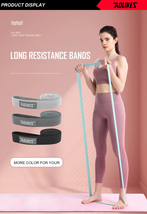 3PCS Long Resistance Band Workout for Legs Thigh Glute Butt Squat Band 200*3cm - £18.97 GBP