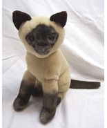 VINTAGE 1989 Dakin CUTE SIAMESE CAT 10&quot; Plush Stuffed Animal Toy 1980&#39;s ... - $29.70
