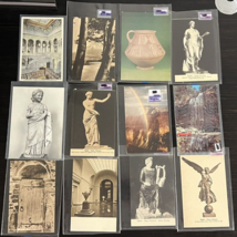 Vintage Postcards Mixed lot of 12 Art Statue Unusual Posted and Non-Posted - £11.37 GBP