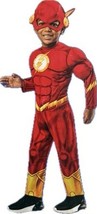 DC The Flash Halloween Costume Boys Size 2T Padded Muscles with Mask Red... - $27.72