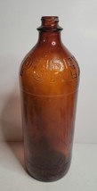 Brown Amber Purex Bottle 10&quot; Tall Vintage - £15.18 GBP