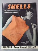 Shells For Every Occasion To Knit and Crochet 1965 Vol 88 MCM Vintage Pa... - £7.45 GBP