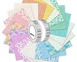 Jelly Roll At the Cottage Kaufman Florals Roll-Ups Cotton Fabric Precuts... - $39.97