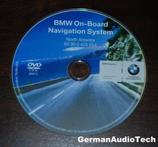 BMW NAVTEQ ON BOARD NAVIGATION DVD CD MAP DISC NORTH AMERICA 2007.2 6590... - $49.49