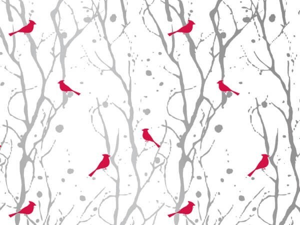 Silvery Woods Metallic Christmas Tissue Paper 20x30&quot; Set of 12 - $7.43