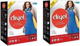 Dryel At-Home Dry Cleaner Starter Kit 4 Loads (2-Pack) - £48.57 GBP