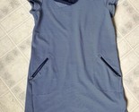 TITLE NINE Layli Blue Striped &amp; Dot Cowl Neck Dress! Small with Pockets - $43.00