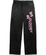 Gloomy Bear Two Bears Title Men&#39;s Black Drawstring Sleep Pajama Pants - £16.44 GBP