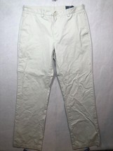 Vineyard Vines Classic Fit Club Pant Flat Front Chino Ivory Beige Men&#39;s ... - $12.73