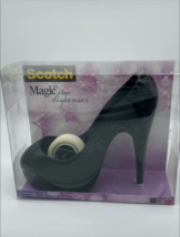 Scotch® Magic™ Tape Black High Heel Shoe Stiletto Tape Dispenser New in Box - £23.17 GBP