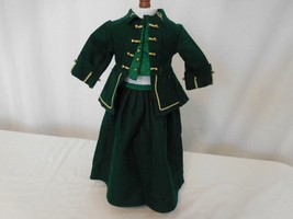 American Girl Doll Felicity Green Wool Riding Outfit Top and Bottom - £59.36 GBP