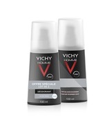Vichy Homme Men 24HR Ultra-Refreshing Deodorant Spray 2 x 100ml - $59.58 CAD