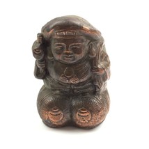 Seven Lucky Gods SET Marked Occupied Japan Bronze Copper Numbered VTG Fi... - $158.38