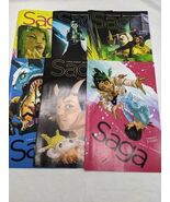 Lot Of (6) First Printings Saga Image Comic Books 23-28 Fiona Staples  - $441.35 MXN