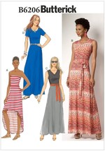 Butterick Sewing Pattern 6206 Misses Petite Dress Belt Size 6-14 - £7.37 GBP