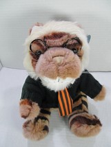 Vtg MJC Purr-fection Woodrow Wilson Presidential Tiger  Plush 9&quot; w/Tag - £17.56 GBP