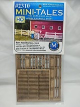 Mini-Tales Barn Yard Fence #2310 Ho Scale 1:87 Monroe Models - $14.84