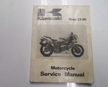 1995 Kawasaki Ninja ZX-6R Zx 6R Moto Service Manuel Vitrail Endommagé OE... - £20.19 GBP