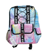 iscream Pastel Tie Dye Modern Square 16&quot; x 11&quot; Backpack - £48.25 GBP